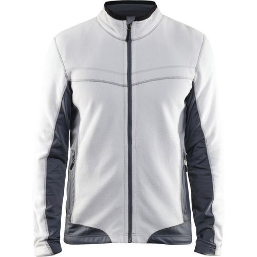 Veste Micropolaire Blanc/gris Taille M