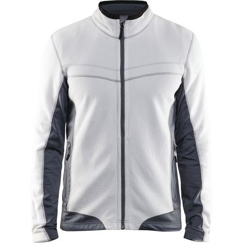 Veste Micropolaire Blanc/gris Taille S