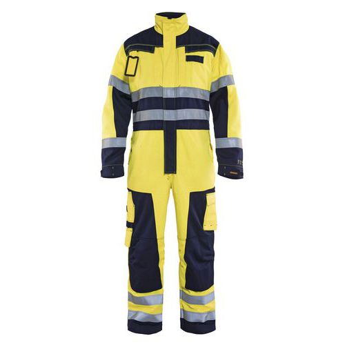 Combinaison Multinormes Jaune Fluorescent/marine Taille 50l