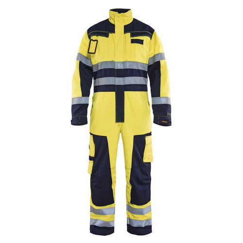 Combinaison Multinormes Jaune Fluorescent/marine Taille 54