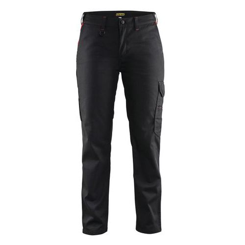 Pantalon De Travail Industrie Femme Noir/rouge Taille 44