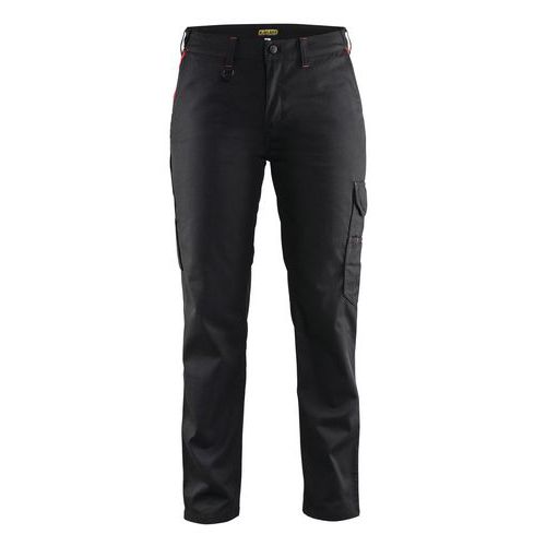 Pantalon De Travail Industrie Femme Noir/rouge Taille 46