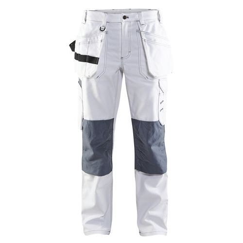 Pantalon De Travail Peintre Femme Blanc/gris Taille 48