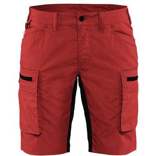 Short Services Stretch Femme Rouge/noir Taille 40