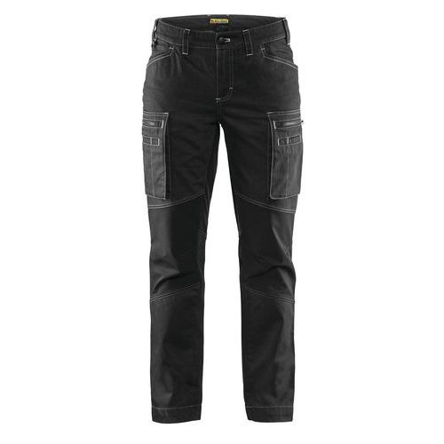 Pantalon De Travail Services Stretch Femme Noir Taille 46