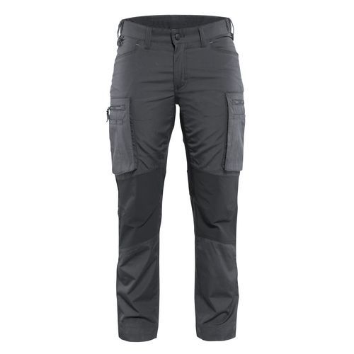 Pantalon De Travail Services Stretch Femme Gris Foncé/noir Taille 38