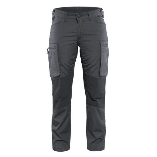 Pantalon De Travail Services Stretch Femme Gris Foncé/noir Taille 42