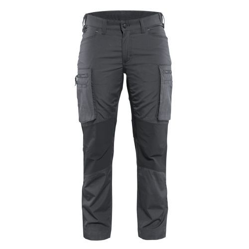 Pantalon De Travail Services Stretch Femme Gris Foncé/noir Taille 44