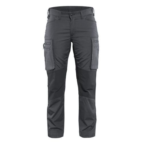 Pantalon De Travail Services Stretch Femme Gris Foncé/noir Taille 48