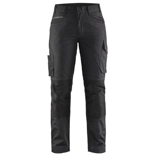 Pantalon De Travail Services Stretch Femme Noir/gris Foncé Taille 36