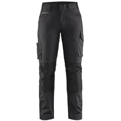 Pantalon De Travail Services Stretch Femme Noir/gris Foncé Taille 40