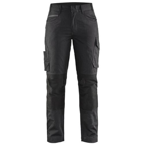 Pantalon De Travail Services Stretch Femme Noir/gris Foncé Taille 42