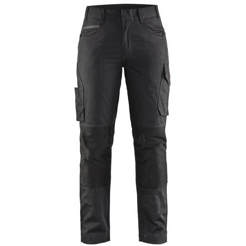 Pantalon De Travail Services Stretch Femme Noir/gris Foncé Taille 44