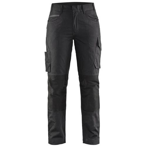 Pantalon De Travail Services Stretch Femme Noir/gris Foncé Taille 50