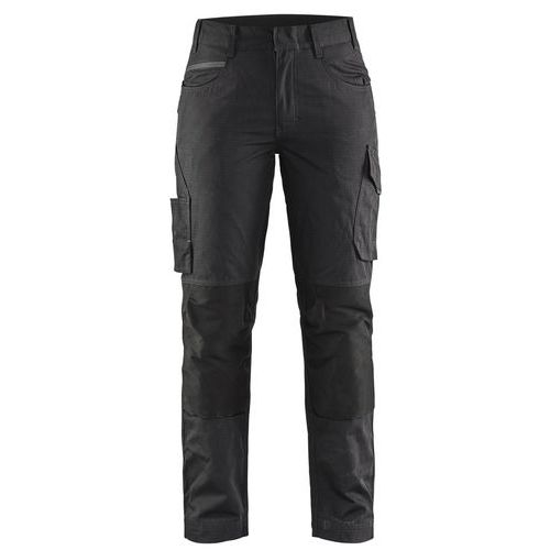 Pantalon De Travail Services Stretch Femme Noir/gris Foncé Taille 40c