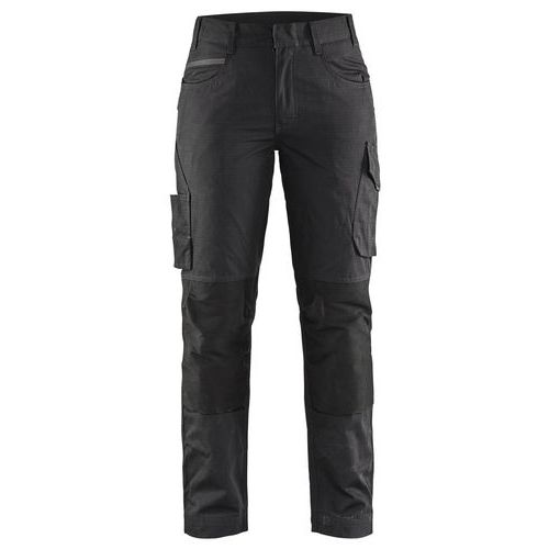 Pantalon De Travail Services Stretch Femme Noir/gris Foncé Taille 42c