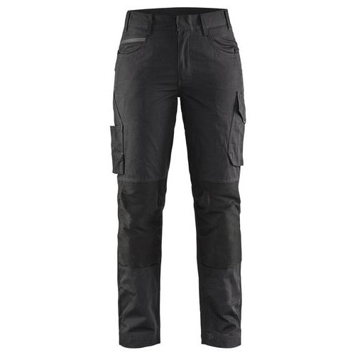 Pantalon De Travail Services Stretch Femme Noir/gris Foncé Taille 52c