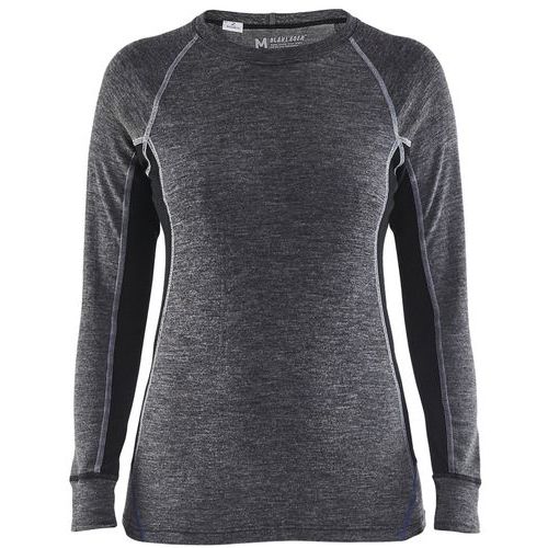 Haut De Sous-vêtements Warm Femme Gris/noir Taille S