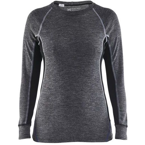 Haut De Sous-vêtements Warm Femme Gris/noir Taille Xs