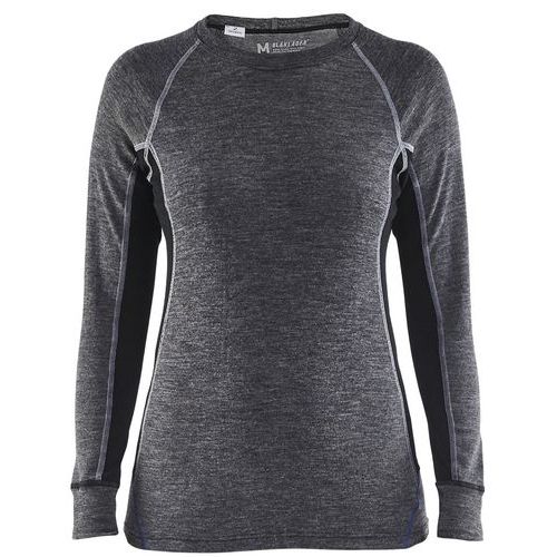 Haut De Sous-vêtements Warm Femme Gris/noir Taille Xxl