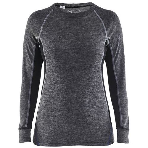 Haut De Sous-vêtements Warm Femme Gris/noir Taille Xxxl