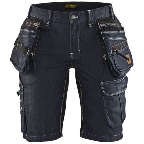 Short X1900 Artisan Denim Stretch 2d Femme/noir Taille 44