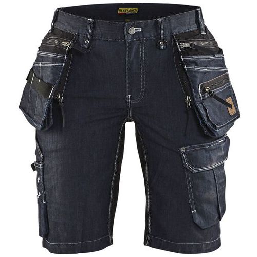 Short X1900 Artisan Denim Stretch 2d Femme/noir Taille 50