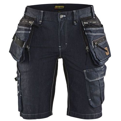 Short X1900 Artisan Denim Stretch 2d Femme/noir Taille 52