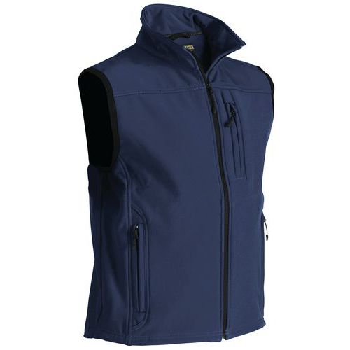 Gilet Sans Manche Softshell Marine Taille M