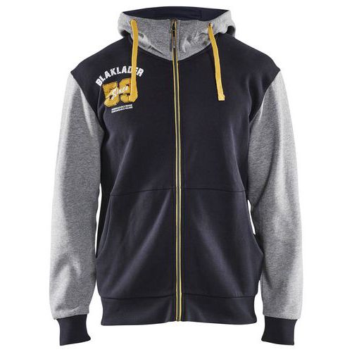 Sweat Zippé Ã‰dition Limitée Foncé/gris Mélangé Taille S