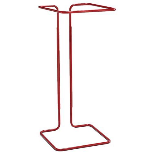 Support Sac-poubelle - 400l - Rouge - Manutan