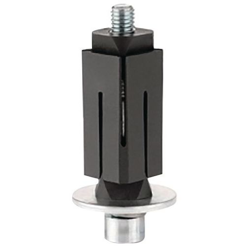 Tente - Tige expansible pour roulette à œil - Tube carré 24/27 mm - Polyamide - Fixation solide