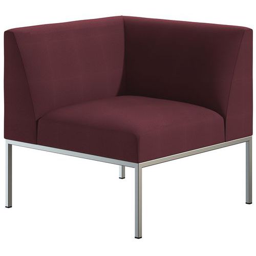 Module D'angle En Tissu Astro 1 Place - Bordeau