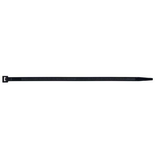 100 Colliers De Serrage Noir Longueur 200 Mm Type Ser-200w