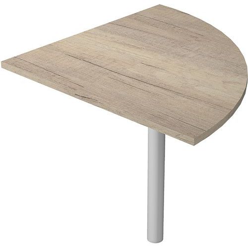 Angle 90° Pieds Renfort Métal Fast 80cm- Chêne Canadien