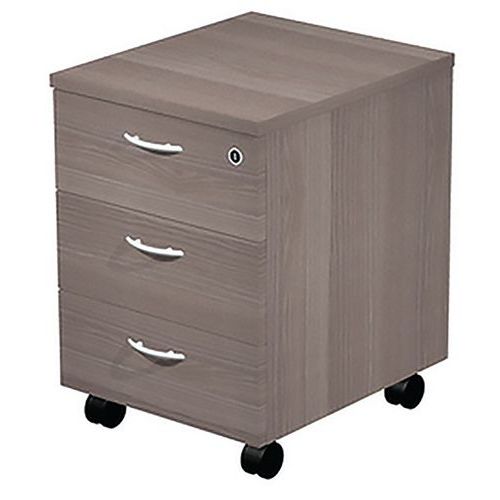 Caisson Mobile 3 Tiroirs Monté Fast - Frêne