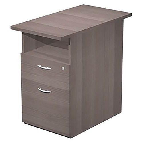 Caisson Demonté Hauteur Bureau 2 Tiroirs Fast 80 Cm Frêne