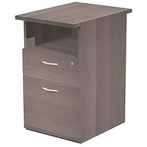 Caisson Hauteur Bureau Demonté 2 Tiroirs Fast P 60cm Frêne
