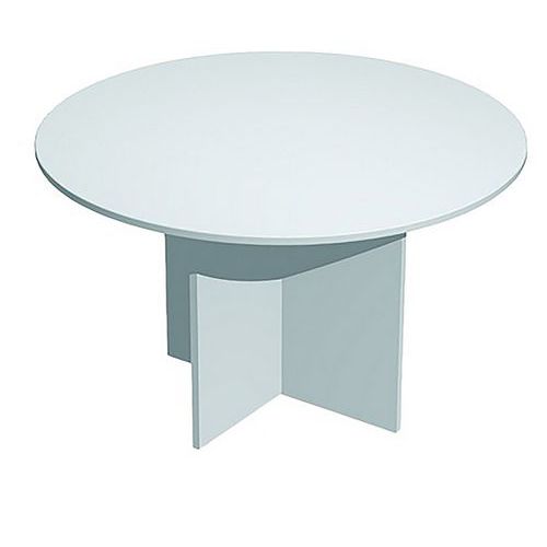 Table De Réunion Ronde Fast - 120x72cm - Gris
