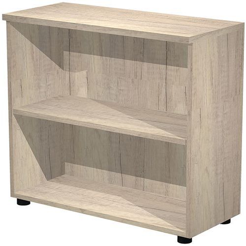 Armoire Basse Fast - 80x35x72 Cm - Chêne - Chêne