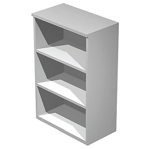 Armoire Mi-haute Fast - 80x35x120 Cm - Gris - Gris