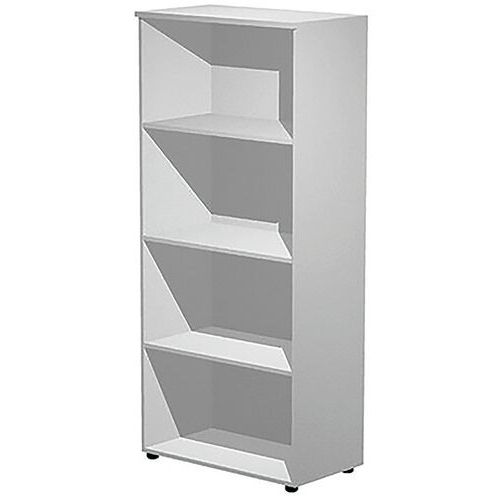 Armoire Haute Fast - 80x35x180 Cm - Gris - Gris