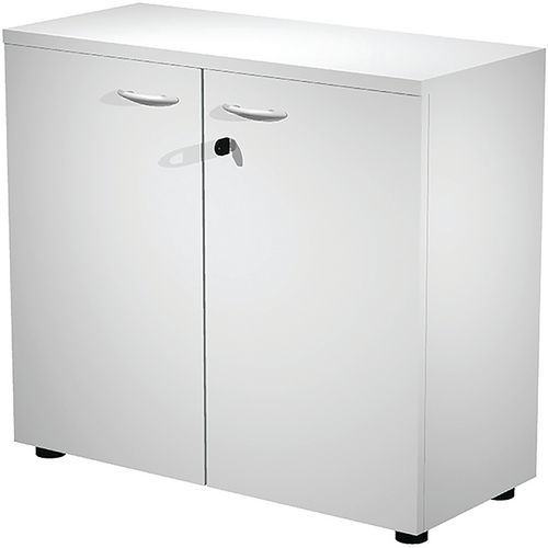 Meuble Bas Fast à Portes Coulissantes - Blanc