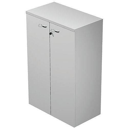 Meuble Mi-haut Fast à Portes Avec Serrure - Gris