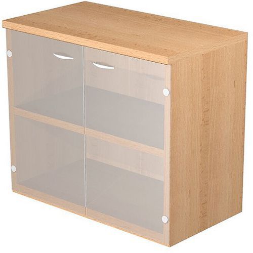 Meuble Bas Fast Portes Coulissantes - Hêtre