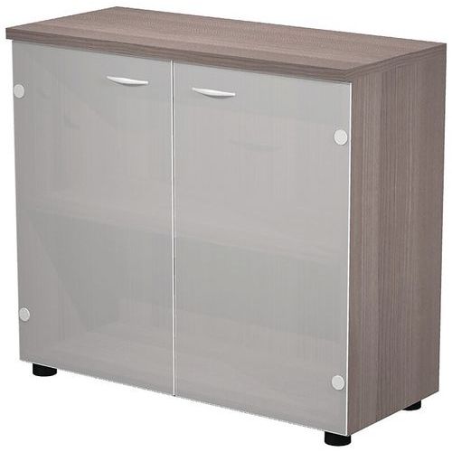 Meuble Bas Fast Portes Coulissantes - Frêne Toscan