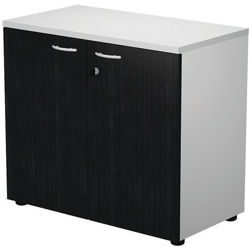 Meuble Bas Fast à Portes Avec Serrure - Noir