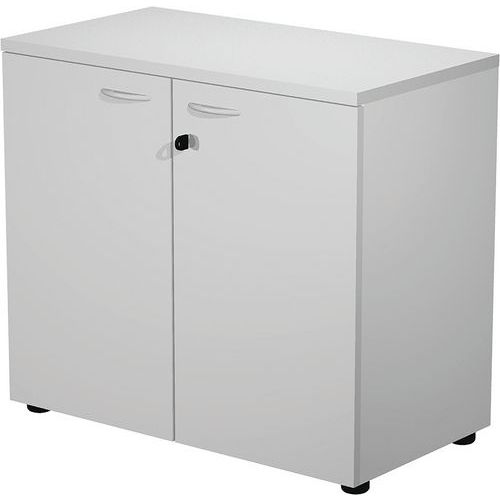 Meuble Bas Fast à Portes Avec Serrure - Gris