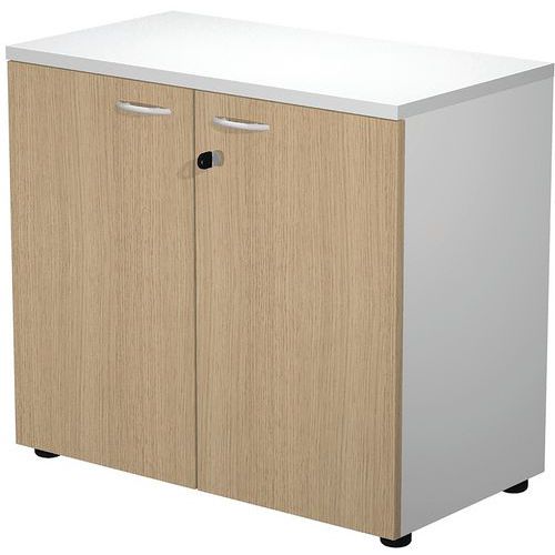 Meuble Bas Fast à Portes Avec Serrure - Chêne