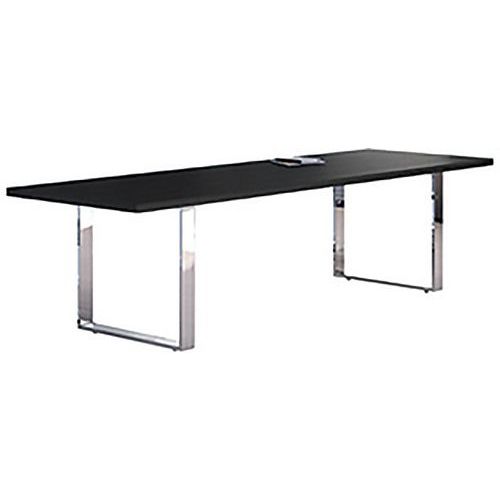 Table De Réunion Royal Pieds Métal - Noir - Pieds Métal